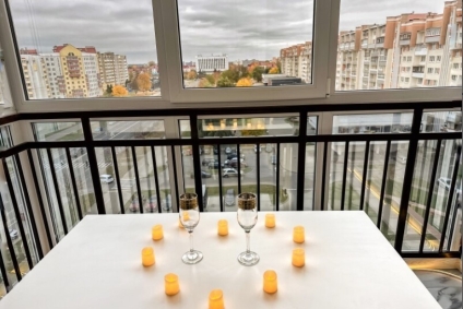 Квартира в центре города с видом на площадь Ленина